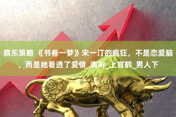 鼎东策略 《书卷一梦》宋一汀的疯狂，不是恋爱脑，而是她看透了爱情_南珩_上官鹤_男人下