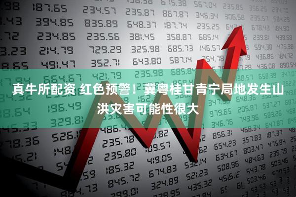 真牛所配资 红色预警！冀粤桂甘青宁局地发生山洪灾害可能性很大