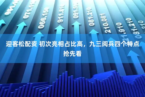 迎客松配资 初次亮相占比高，九三阅兵四个特点抢先看